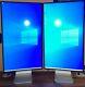 Two Apple Pro Display XDR 32 IPS LCD 6K Nano-texture glass with 2 Pro Stands