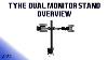 Tyke Supply Dual Monitor Stand Overview