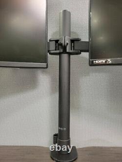 USED Set of (2) Sceptre 24 Curved Gaming 1080P LED Monitors & Desk Mount Stand