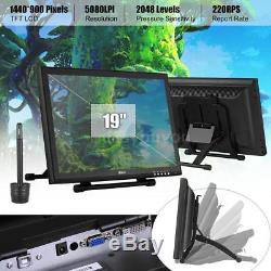 Ugee 1910B Graphics Drawing Tablet TFT LCD Screen Monitor Display Stand K4V0