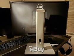 Used Dell Ultrasharp U2417HJ 23.8 LCD Monitor with Wireless Charging Stand