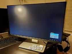Used Dell Ultrasharp U2417HJ 23.8 LCD Monitor with Wireless Charging Stand