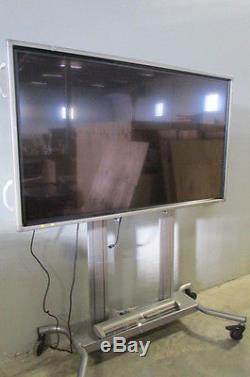 Used Sharp PN-L702BC 70 Wide Touchscreen LCD Monitor With Rolling Stand