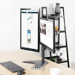VIVO Dual 13 to 27 inch LCD Monitor Desk Mount and Freestanding 13 Black