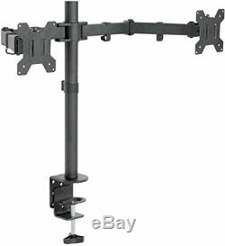 VIVO Dual LCD Monitor DeskMount Stand Heavy Duty Fully Adjustable 2 Screens 27