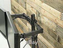 VIVO Dual LCD Monitor Desk Mount Stand Heavy Duty Fully Adjustable fits 2 /Two S