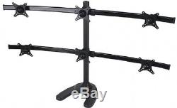 VIVO Hex LCD Monitor Stand, Desk Mount, Free Standing With Optional Mount, Duty