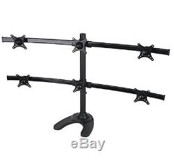 VIVO Hex LCD Monitor Stand, Desk Mount, Free Standing with Optional bolt