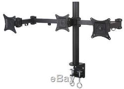 VIVO Triple LCD Monitor Desk Mount Stand Heavy Duty Fully Adjustable fits 3 /