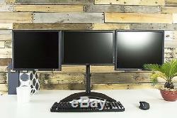 VIVO Triple Monitor Mount Fully Adjustable Desk Free Stand for 3 LCD Screens