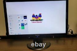 ViewSonic VA2431WM LCD Monitor with height adjustable and rotatable stand