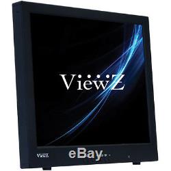 ViewZ VZ-19RTC 19'' TFT LCD CCTV Monitor with Stand New in Box 1280x1024 Speaker