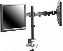 VonHaus Double Twin Arm LCD LED Monitor Desk Stand Mount for 13-27 Screens