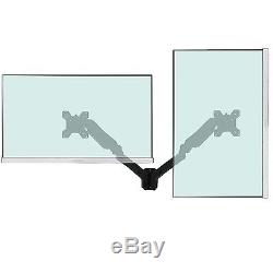 WALI Dual LCD Monitor Wall Mount Gas Spring Workstation Stand Fully Adjustabl