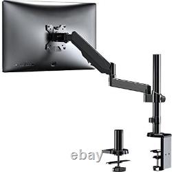 WALI Premium Single LCD Monitor Desk Mount Fully Adjustable Gas Spring Stand