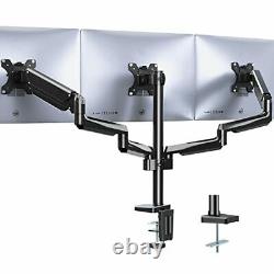 WALI Premium Triple LCD Monitor Desk Mount Fully Adjustable Gas Spring Stand