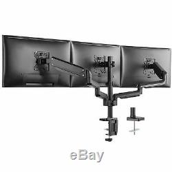 WALI Premium Triple LCD Monitor Desk Mount Fully Adjustable Gas Spring Stand