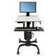 Workfit-C Sit-Stand Workstation For Single LCD Monitor, LD, with Mobile Cart Bas